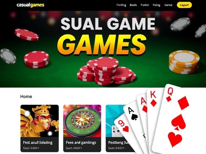 Welcome to CasualGames.com – Your ultimate destination for free-to-play and low-stakes gambling games. Explore a wide range of casino classics and innovative slots designed for casual enjoyment. Start playing for fun or real money today!